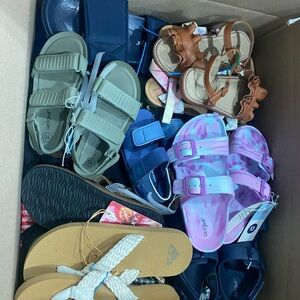 Cat & Jack Pink and Purple Kids Sandals